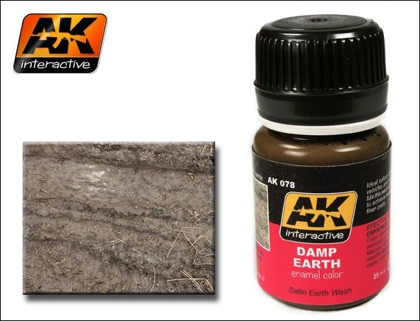 AK Interactive AK078 Terre humide 35 ml 