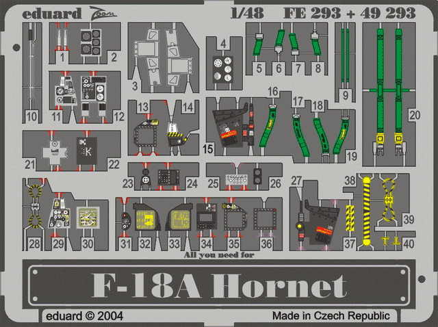 Eduard 49293 F-18A 1/48 Hasegawa 