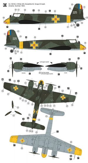 Hobby 2000 48011 Henschel Hs 129 B-2 Eastern Front 1/48 – zdjęcie 3