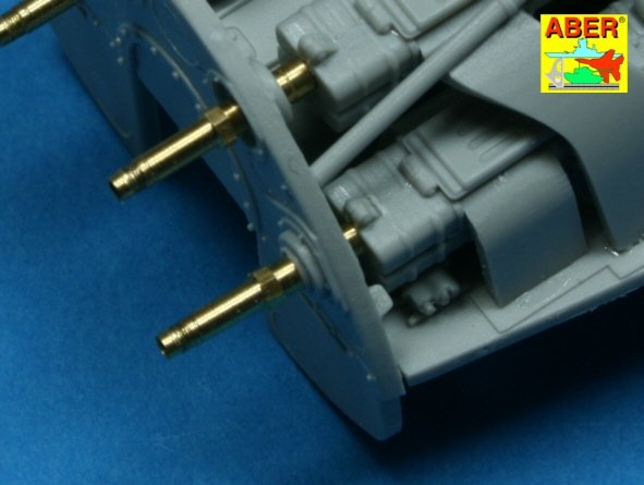 Aber A32010 Ensemble de 2 canons pour mitrailleuses d&amp;#39;avions allemands MK 108 de 30 mm avec tube de souffle (1/32) – imagen 4