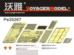 Maquette Voyager PE35267 T-34/76 russe de la Seconde Guerre mondiale n° 112, production tardive (pour DRAGON 6479/6452), échelle 1/35