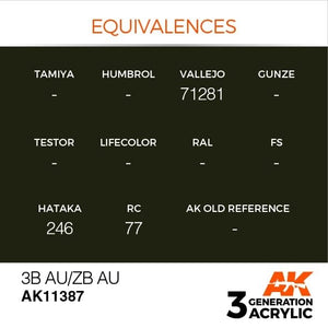 AK Interactive AK11387 3B AU/ZB AU 17ml – zdjęcie 3