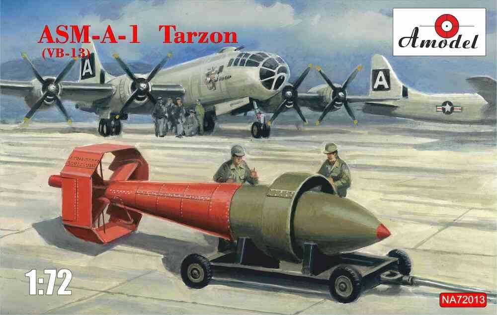 Maquette A-Model 72013 NA Bombe américaine ASM-A-1 TARZON (VB-13) 1/72