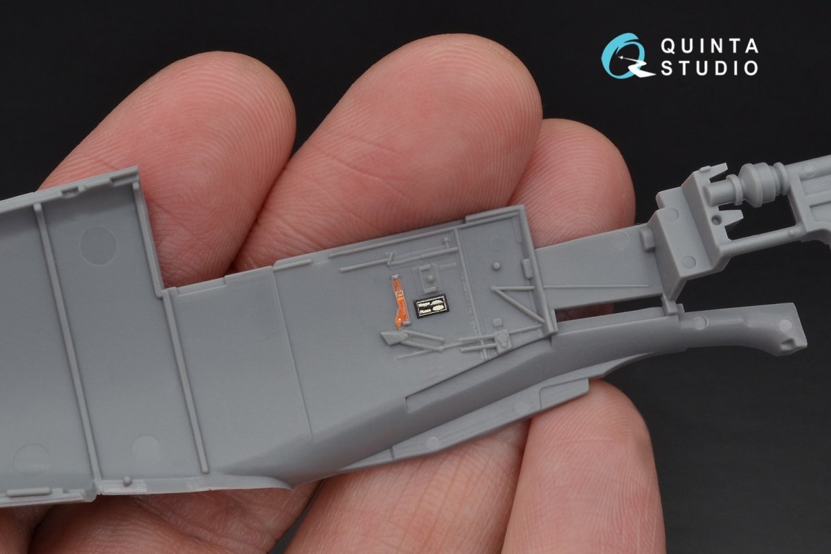 Intérieur imprimé en 3D et coloré sur papier décalcomanie Quinta Studio QD48103 Bf 109G-6 (pour maquette Tamiya) 1/48 – immagine 9