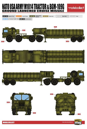 Modelcollect UA72096 Tracteur OTAN M1014 MAN et missile de croisière terrestre BGM-109G (1/72) – image 4