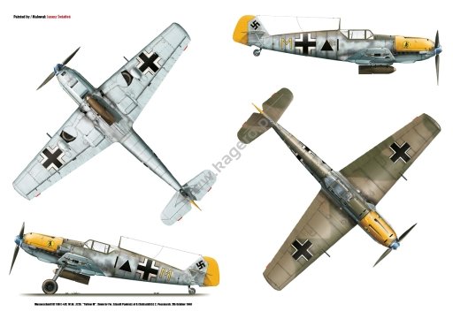 Kagero 7134 Messerchmitt Bf 109 E modèles E-1/E-3/E-4/E-7 EN/PL – imagen 2