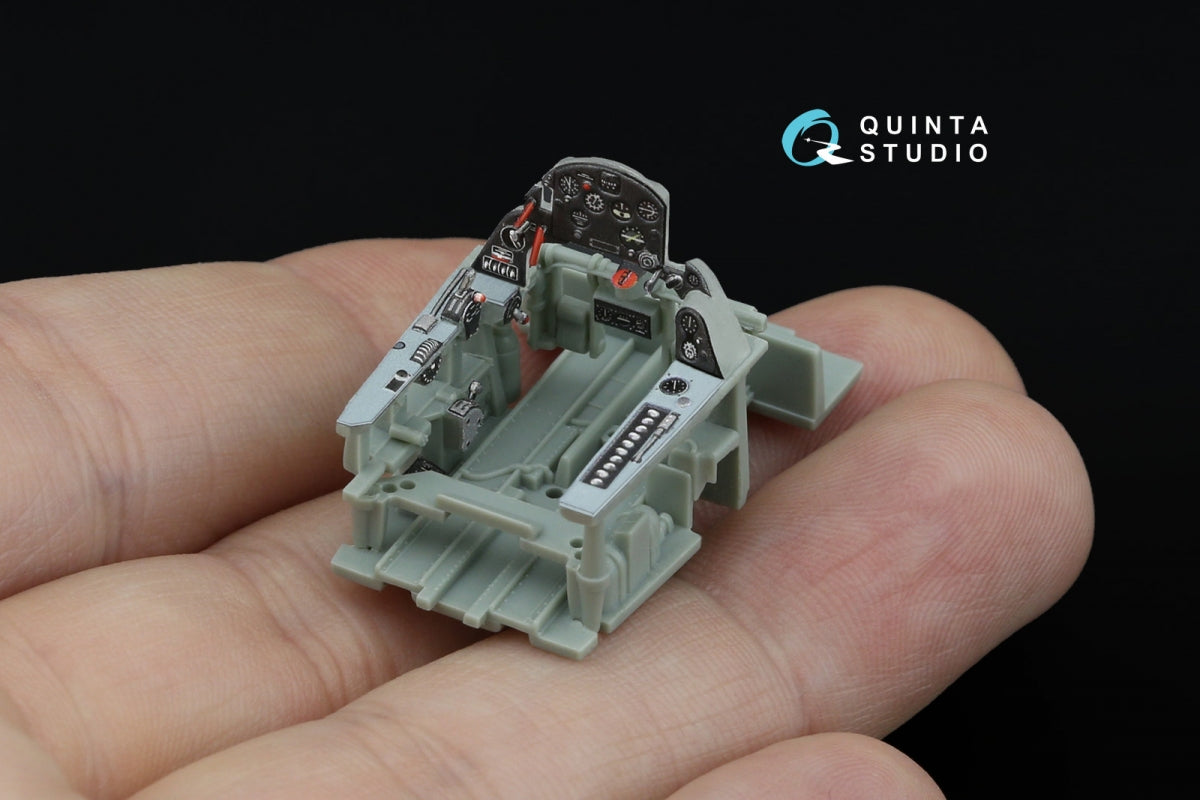 Intérieur imprimé en 3D et coloré sur papier décalcomanie Quinta Studio QD48540 F3F-2 (Academy/Accurate Miniatures) 1/48  – image 9