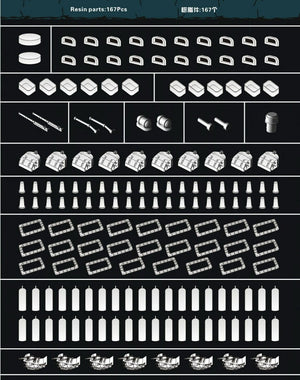 Flyhawk FH350125 USS Alabama BB-60 (pour Trumpeter 05307) 1/350 – image 4