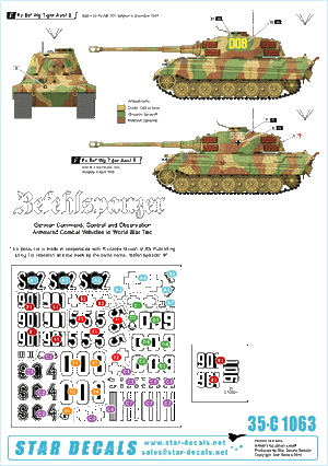 Star Decals 35-C1063 Befehlspanzer #7 1/35 – Bild 2