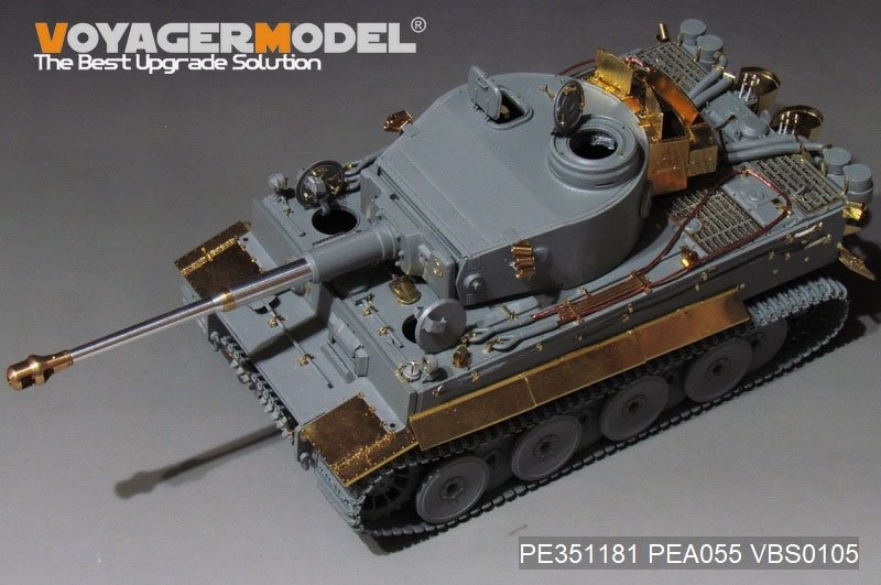 Maquette Voyager PE351181 Char Tiger I allemand de la Seconde Guerre mondiale, première production (pour Border BT-010) 1/35 – Bild 11