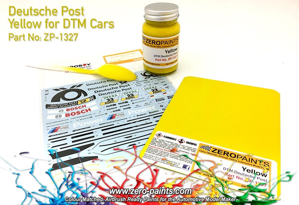 Zero Paints ZP-1327 Deutsche Post Yellow Paint 60ml