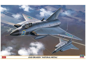 Hasegawa 07434 J35D Draken « Métal naturel » 1/48