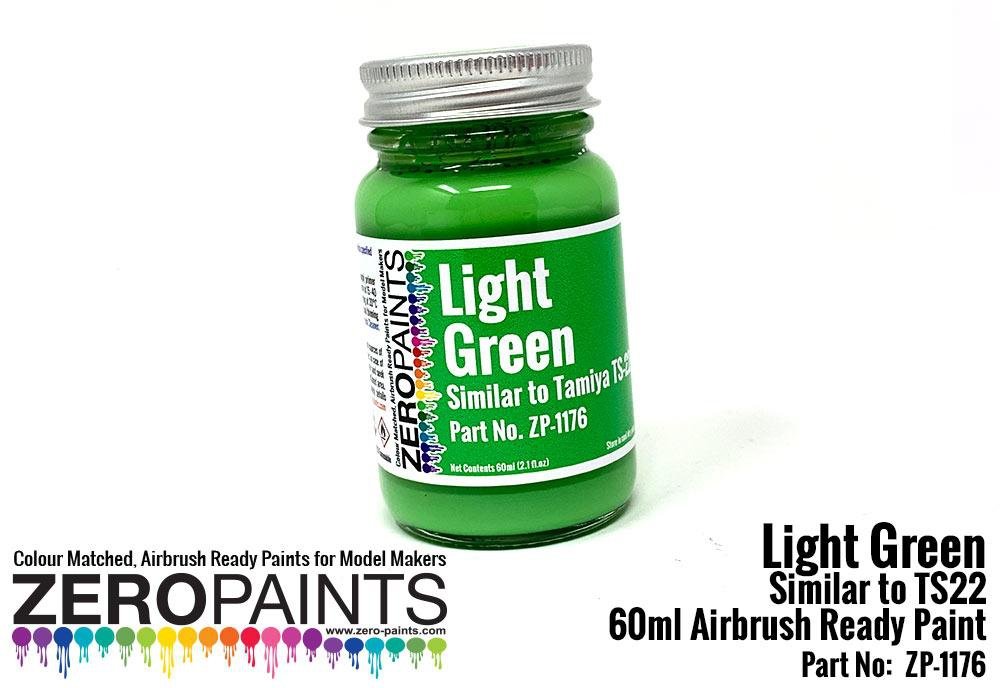 Peinture vert clair Zero Paints ZP-1176 (similaire à TS22) 60 ml