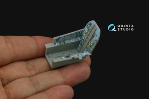 Intérieur imprimé en 3D et coloré sur papier décalcomanie Quinta Studio QDS-48480 Su-17M4/Su-22M4 (Hobby Boss) (Petite version) 1/48 – image 5