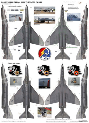 HobbyDecal AL48006V1 ROKAF F-4E 17e FW, 2008 1/48 – immagine 2