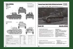 Hobby Boss 80145 Panzer 1 Ausf A Sd.Kfz.101 allemand (versions ancienne et récente) 1/35 – immagine 3