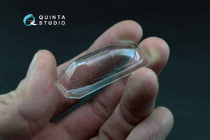 Quinta Studio QC48004-S Verrière transparente thermoformée Yak-1B 1 pièce (pour kit Modelsvit) 1/48 – image 3