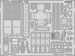 Eduard 491173 Harrier GR.3 KINETIC 1/48 – immagine 2