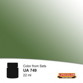 Lifecolor UA749 Vert humide d'origine végétale 22 ml