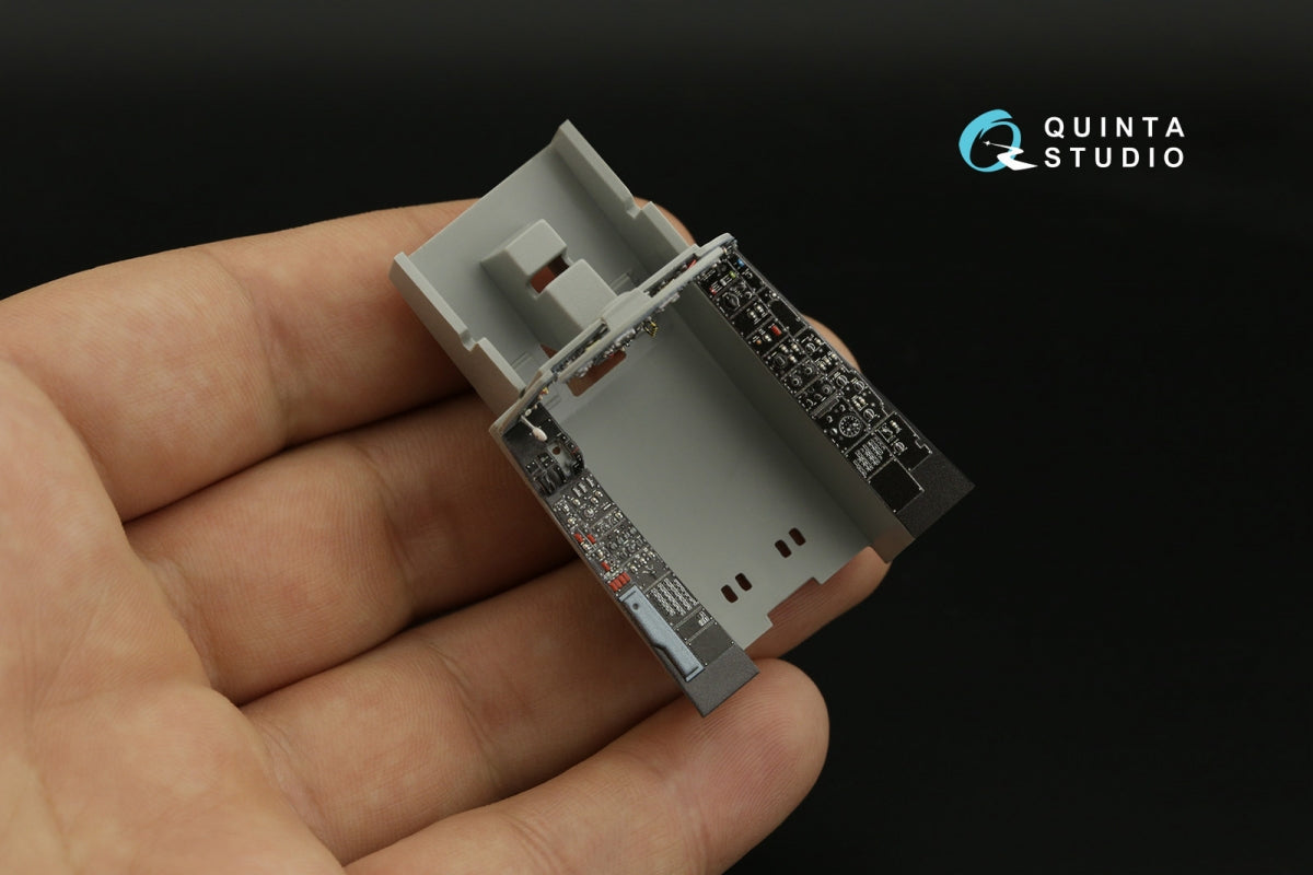 Intérieur coloré imprimé en 3D sur papier décalcomanie (Italeri) pour F-104J (Quinta Studio QDS-32188) (petite version) 1/32 – immagine 11