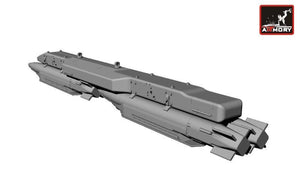 Armory Models ACA7303 GBU-39 SDB avec système d&amp;#39;affût BRU-61/A 1/72 – immagine 5