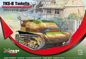 Mirage Hobby 354013 TKS-B tankette (deux versions) (canon automatique 20 mm Mk.38 ou 7,92 mm Mk.25 Hotchkiss) (1/35)