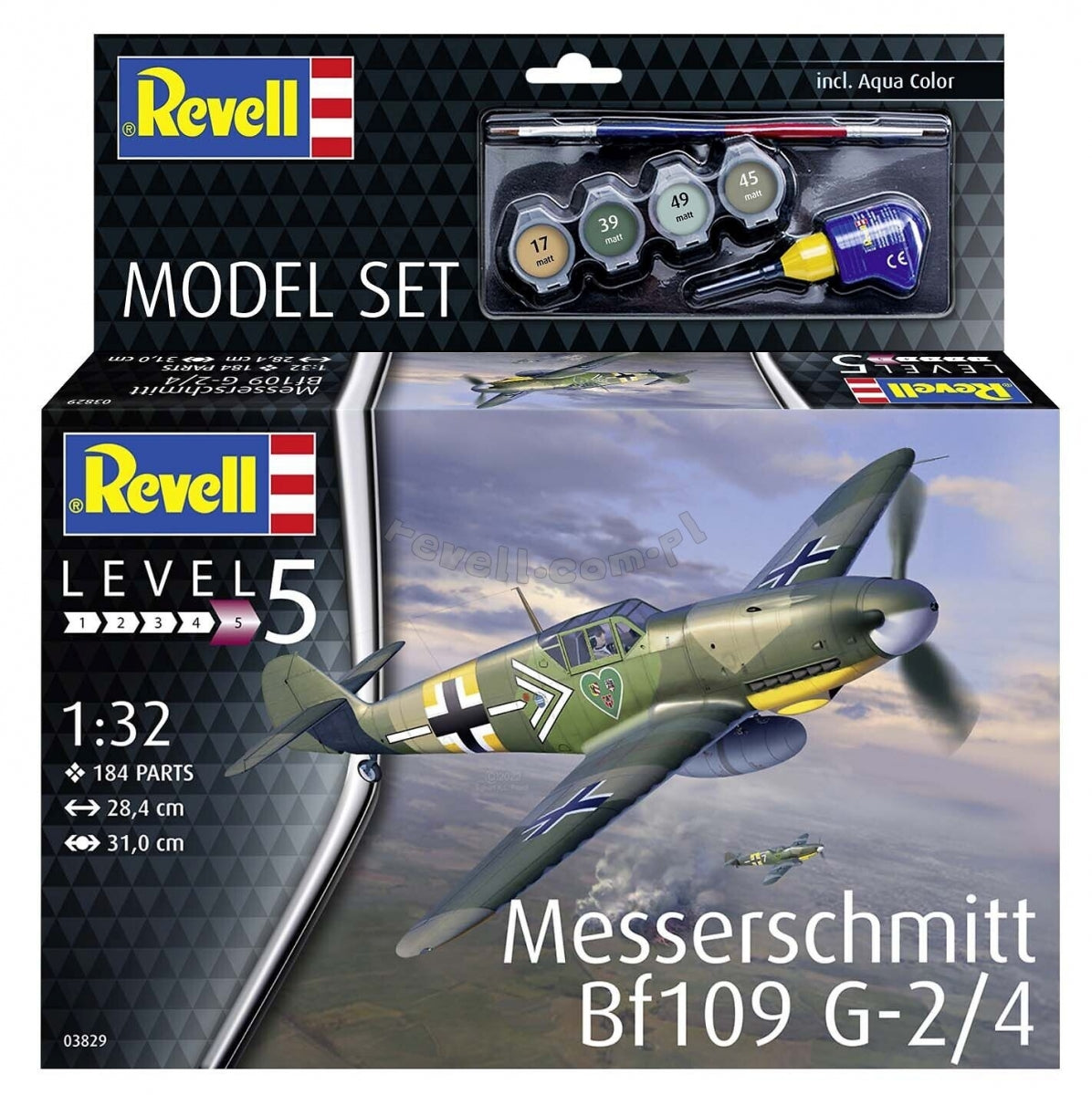 Maquette Revell 63829 Messerschmitt Bf109G-2/4 au 1/32