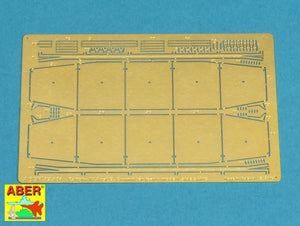 Aber 72A04 Jupes latérales pour PzKpfw IV, Ausf.G, début Brummbar 1/72
