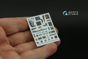 Intérieur imprimé en 3D et coloré sur papier décalcomanie Quinta Studio QD48378 Bristol Blenheim Mk.I (Airfix) 1/48 – image 9
