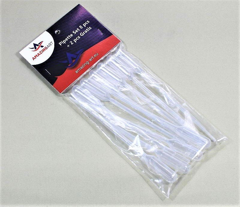 Amazing Art 17447 Coffret de 10 pipettes de 2 ml
