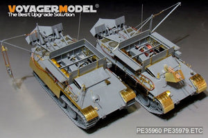 Maquette Voyager PE35960 Bergepanther Ausf.G Basic allemand de la Seconde Guerre mondiale pour TAKOM 2107 au 1/35  – immagine 21