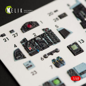 Décalcomanies 3D intérieures KELIK K48027 pour maquette Tamiya au 1/48 – Bild 7