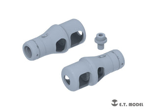 ET Model P35-308 WWII Allemand 75mm Kwk42 Frein de bouche Type.2 (Impression 3D) 1/35  – image 2