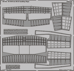 Eduard 48612 Volets d&amp;#39;atterrissage Il-10/Avia B-33 SPECIAL HOBBY 1/48