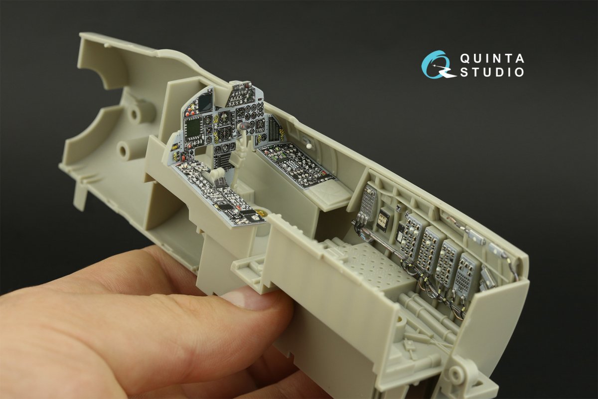 Quinta Studio QD32157 F-15C Late/F-15J late 3D-Printed &amp;amp; coloured Interior on decal paper (Tamiya) 1/32 – zdjęcie 10