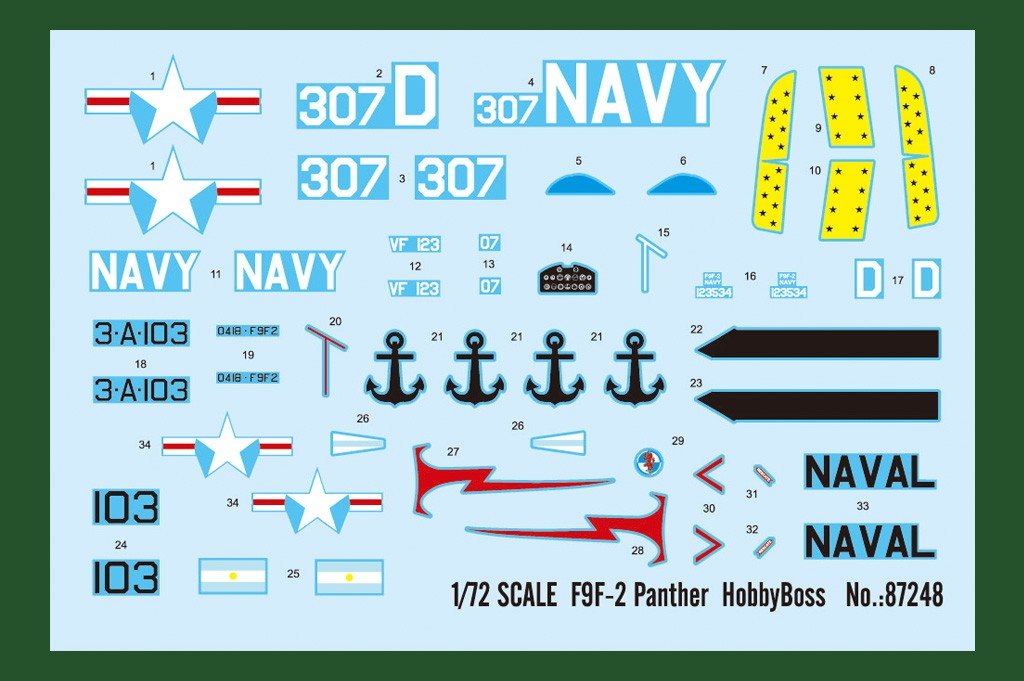 Hobby Boss 87248 Grumann F9F-2 Panther 1/72 – immagine 2