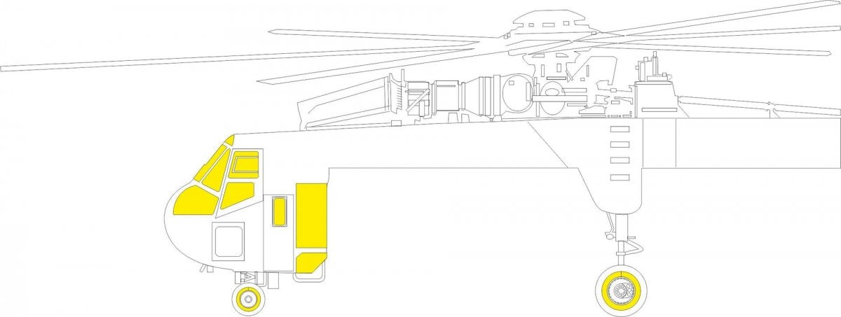 Eduard JX307 CH-54A ICM 1/35