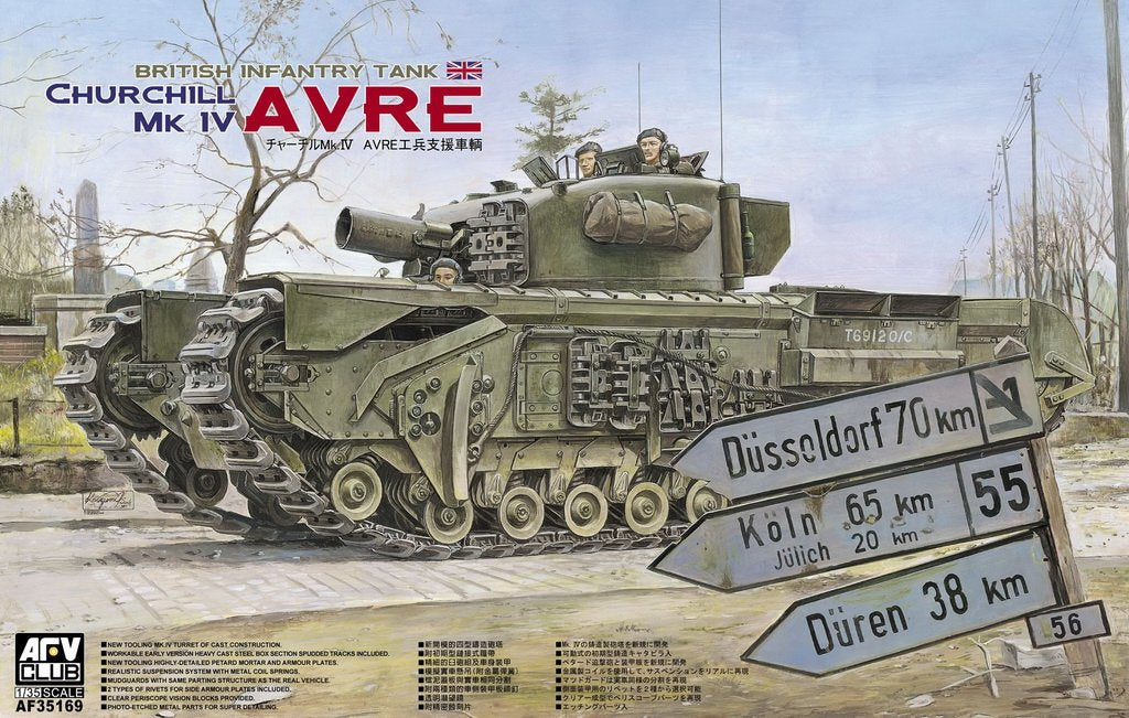 AFV Club 35169 Churchill Mk IV AVRE (1/35) 