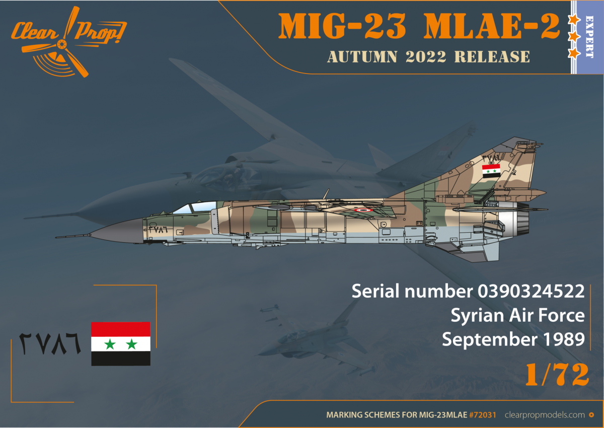 Propulseur transparent ! Kit expert MiG-23MLAE-2 Flogger-G CP72031 au 1/72  – image 8