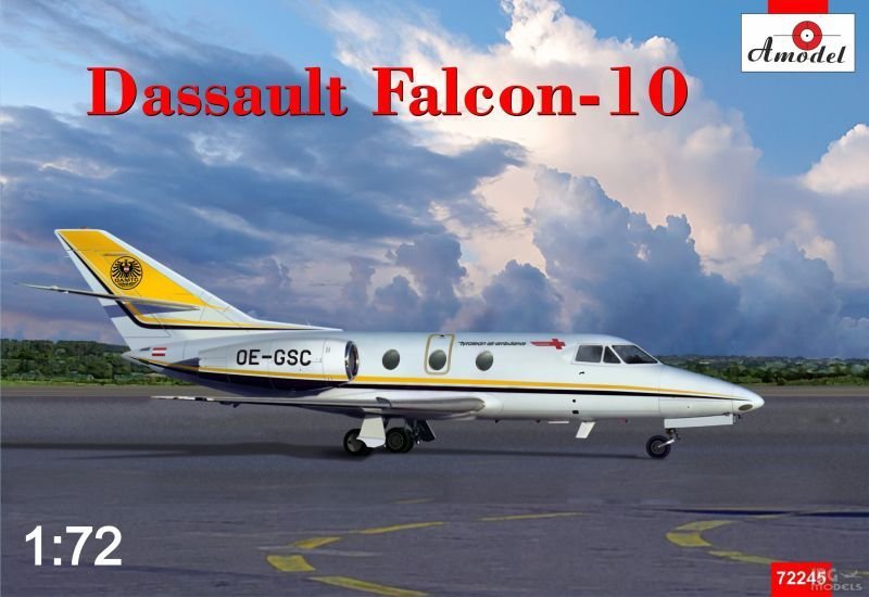 Maquette A-Model 72245 Dassault Falcon 10 1/72