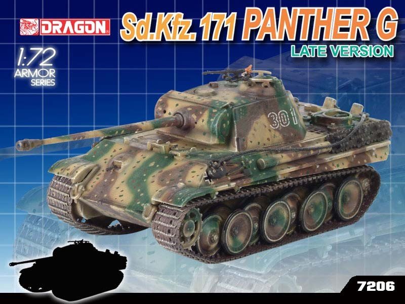Dragon 7206 Panther G Late 1/72 – immagine 7