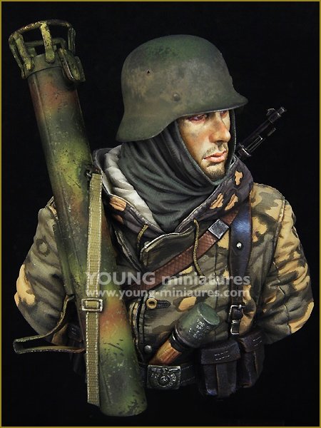 Young Miniatures YM1865 Waffen SS allemand avec Panzerschreck 1/10 – image 8
