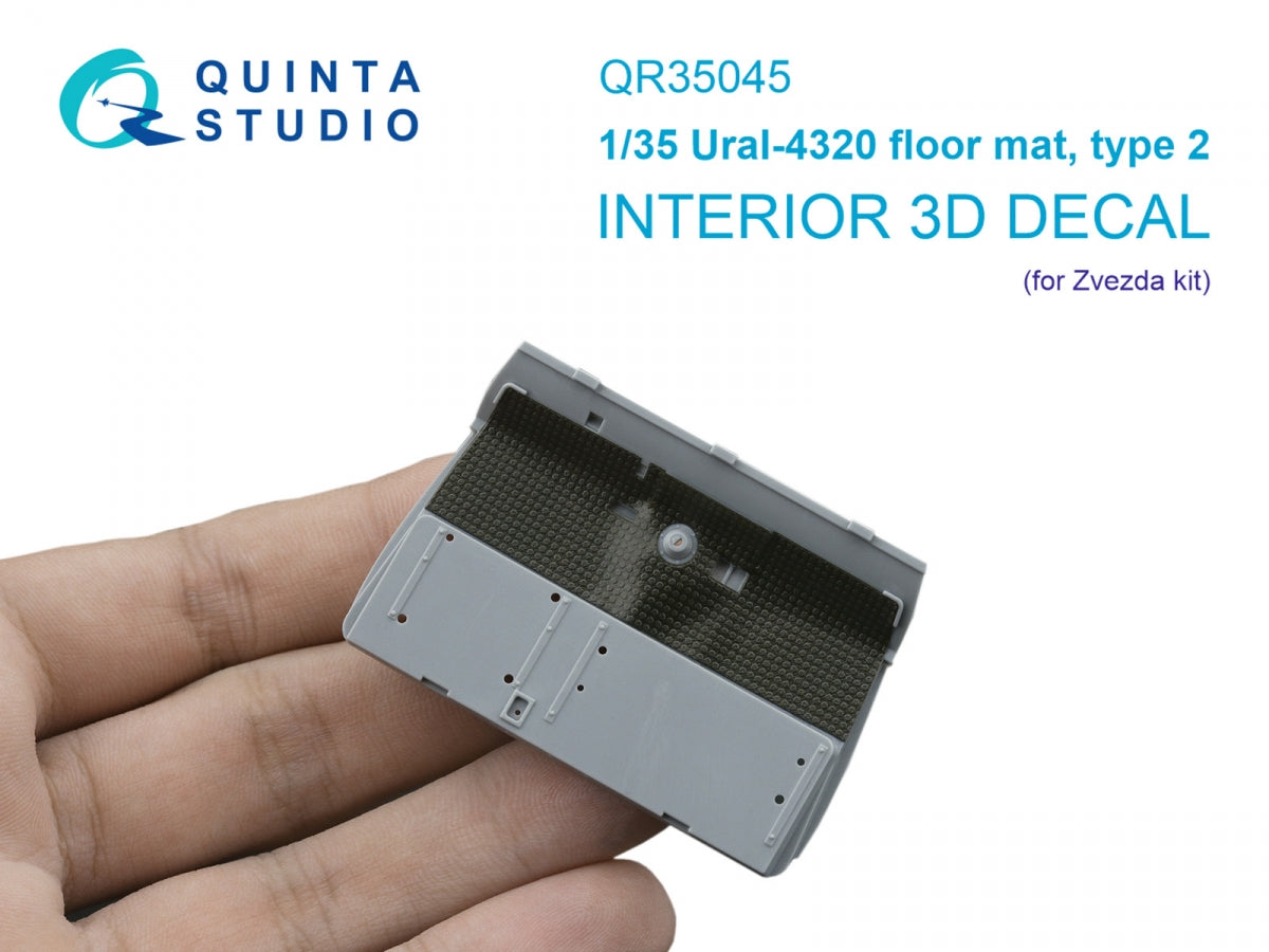 Quinta Studio QR35045 Ural-4320 floor mat, type 2 (Zvezda) 1/35
