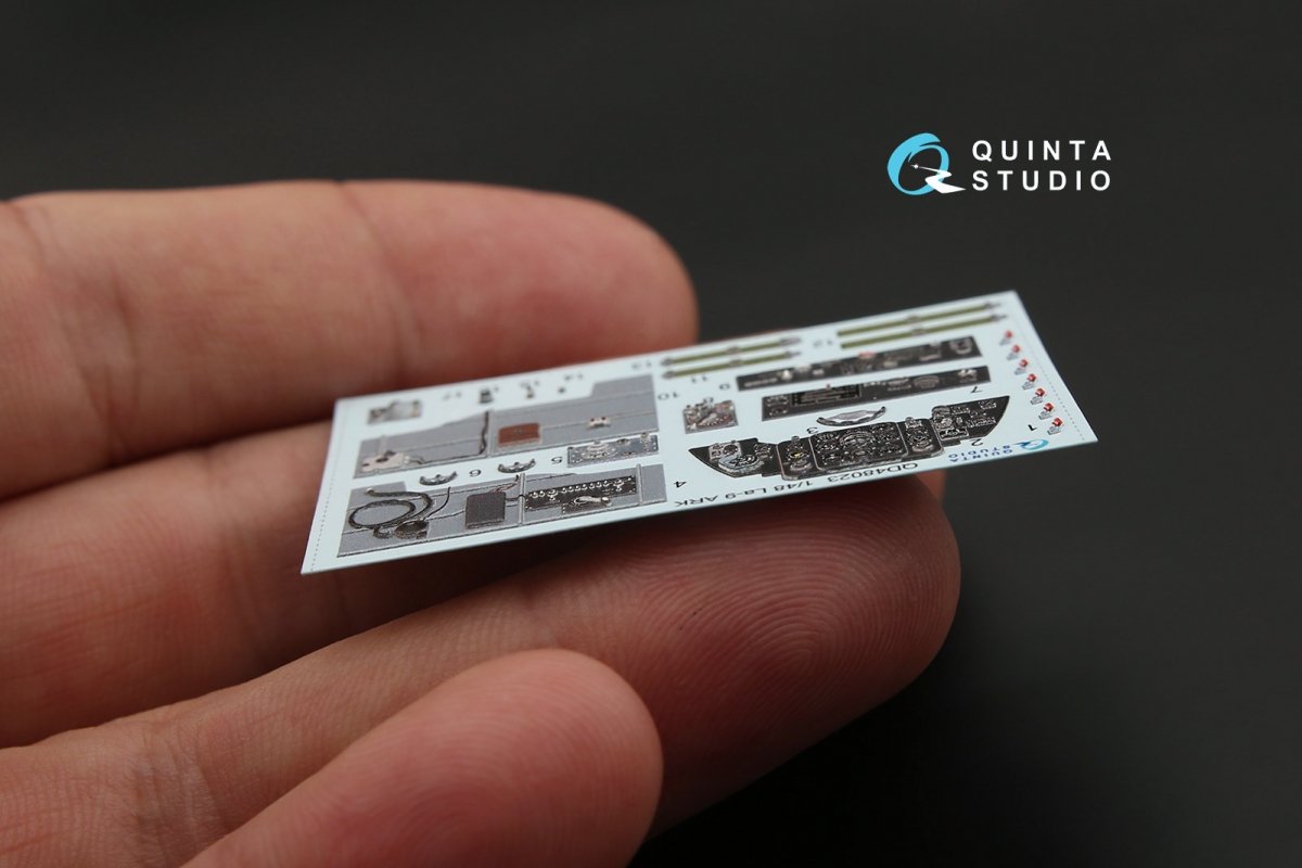 Intérieur imprimé en 3D et coloré sur papier décalcomanie Quinta Studio QD48023 La-9 (pour kit ARK) 1/48  – image 7