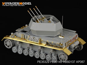 Maquette Voyager PE35329 Flakpanzer IV « Wirbelwind » allemand de 20 mm de la Seconde Guerre mondiale pour DRAGON 6540 au 1/35  – image 2