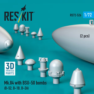 RESKIT RS72-0526 Mk.84 avec bombes BSU-50 (2 pièces) (Impression 3D) 1/72 – Bild 2