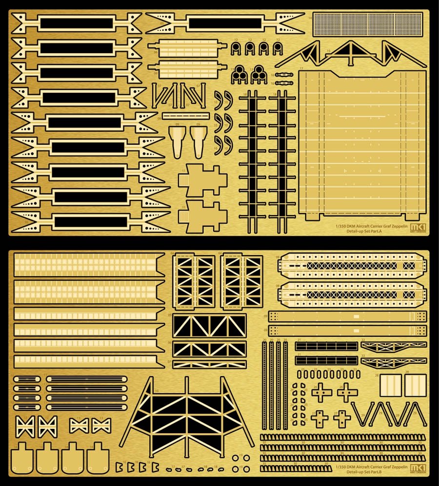 MK1 Design MD-35028 DKM Graf Zeppelin DX 1/350 – immagine 7