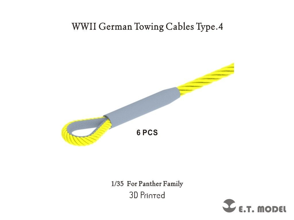 ET Model P35-313 Câbles de remorquage allemands de type 4 (impression 3D) 1/35