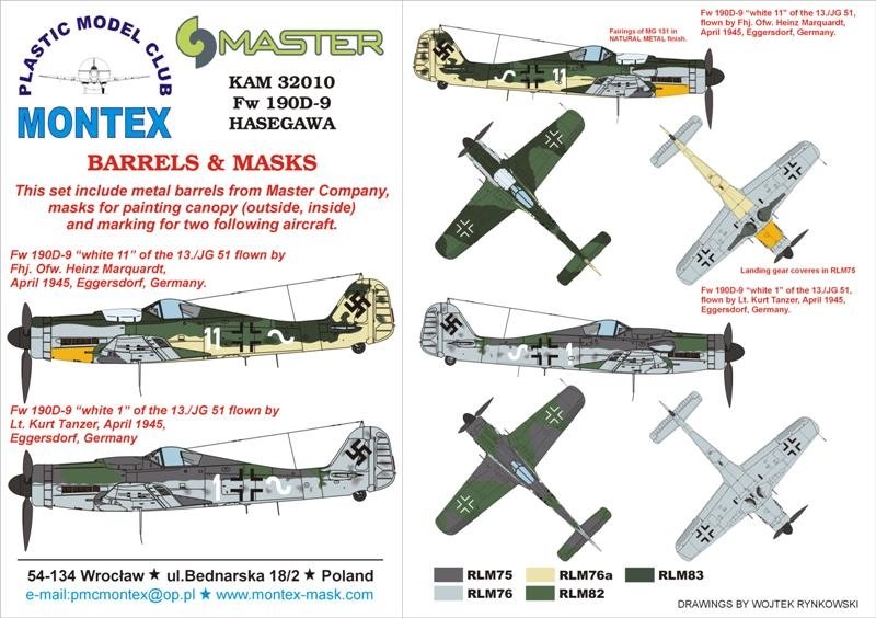 Montex KAM32010 Fw-190 D-9 1/32 