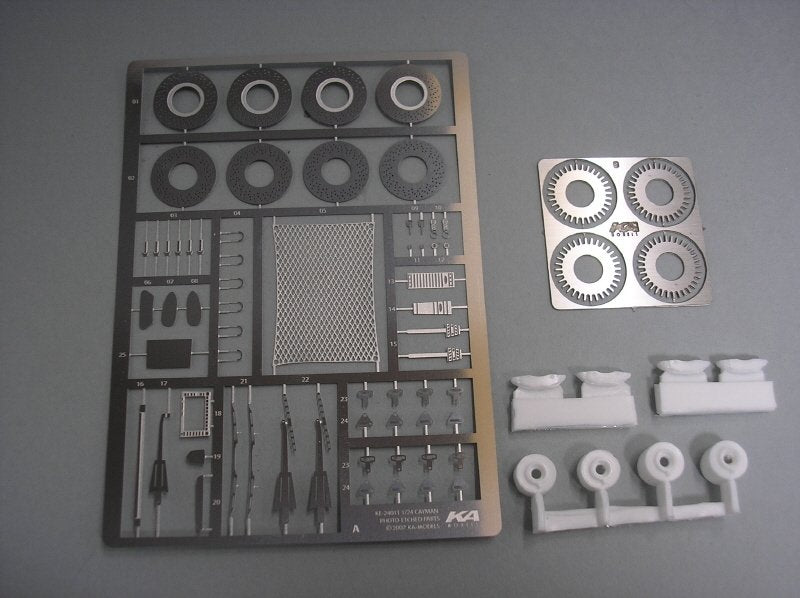 KA Models KE-24011 Porsche Cayman - Pièce photogravée de détail à l&amp;#39;échelle 1/24